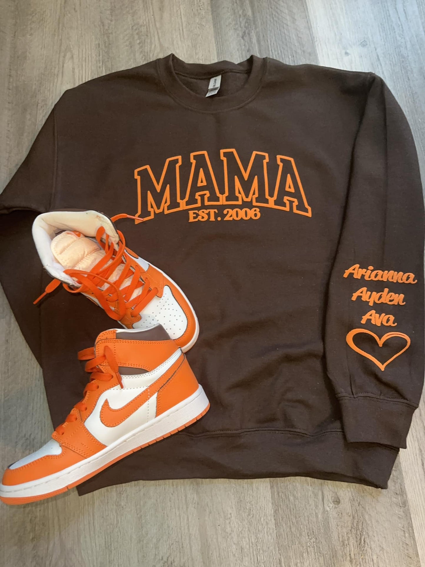 Brown MAMA Crewneck