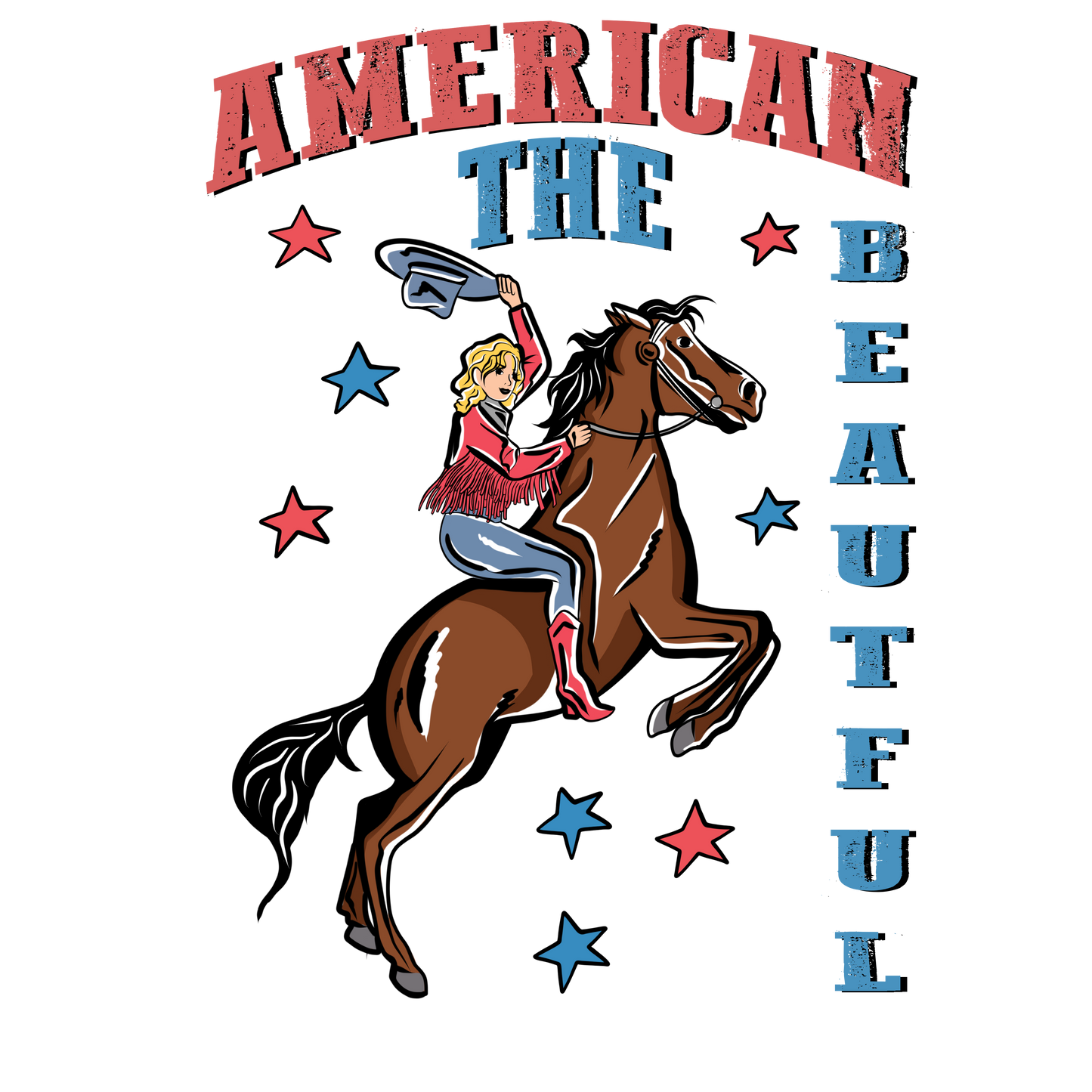 America the Beautiful | DTF Transfer