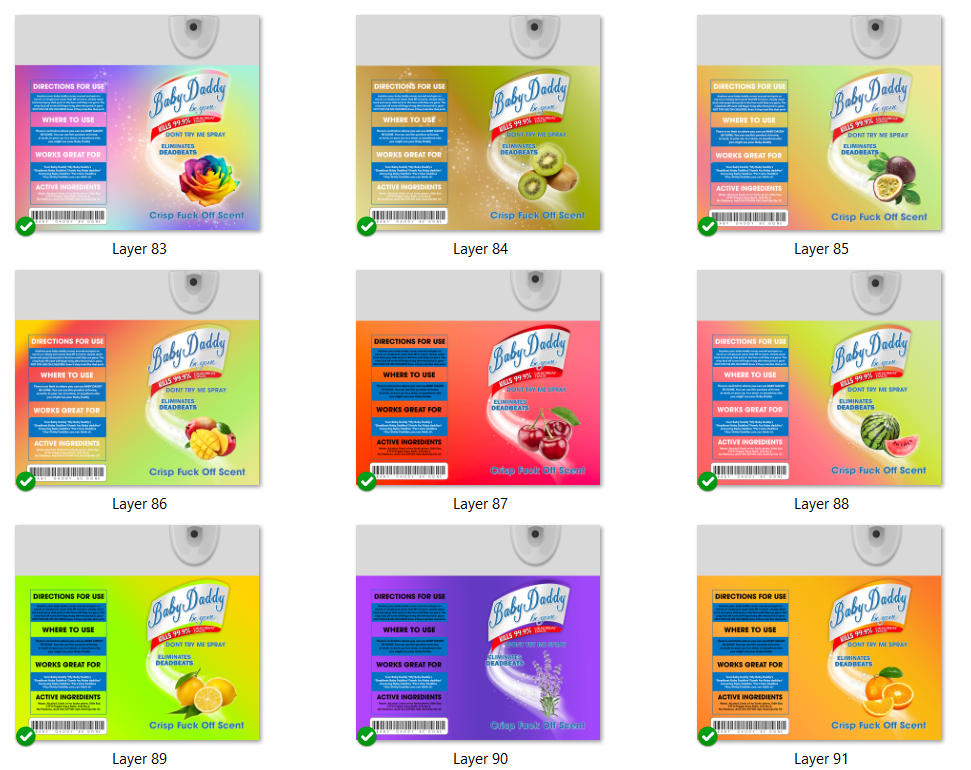 Baby Daddy Be Gone Spray Tumbler Wrap 20oz