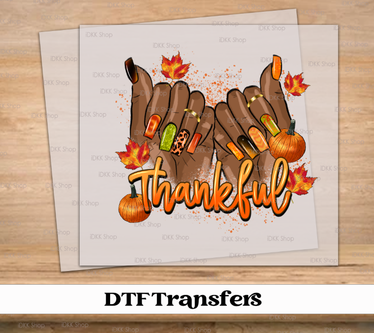 Thankful Melanin DTF Transfer