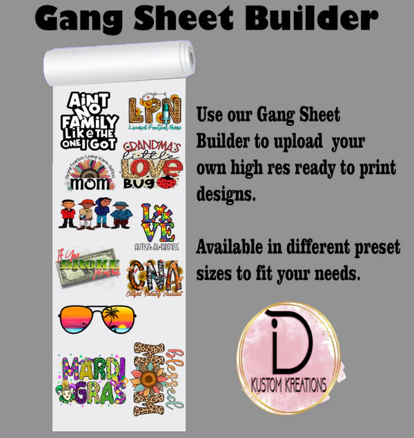 DTF Gang Sheet - Builder