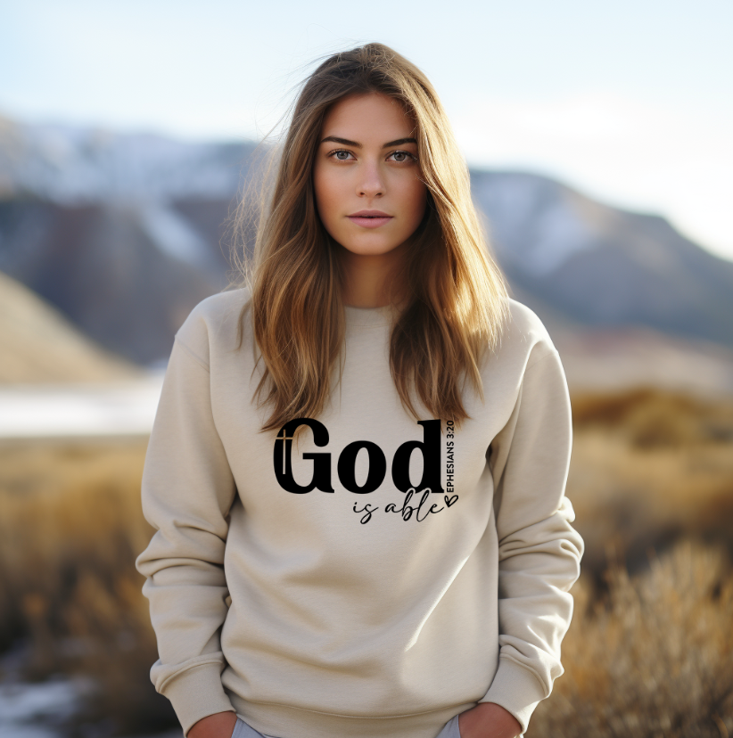 God Is Able | SCREEN PRINT TRANSFER