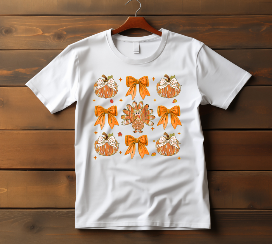 Fall Vibes Pumpkin DTF Transfer