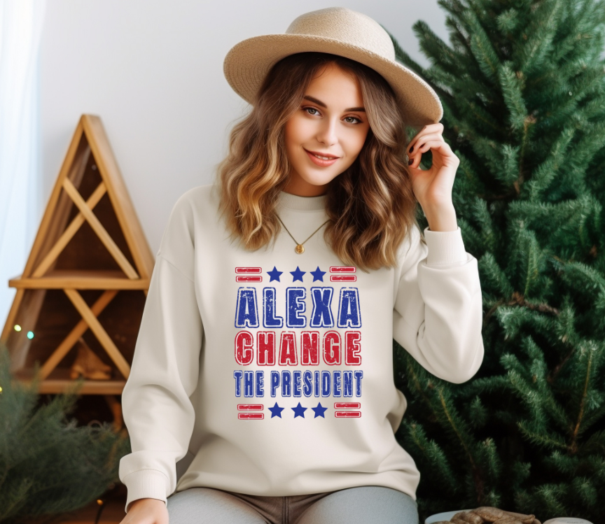 Alexa Change The President1 DTF Transfer