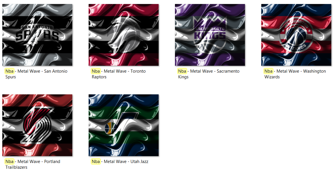 Basketball Metal Wave TV Tray Decal