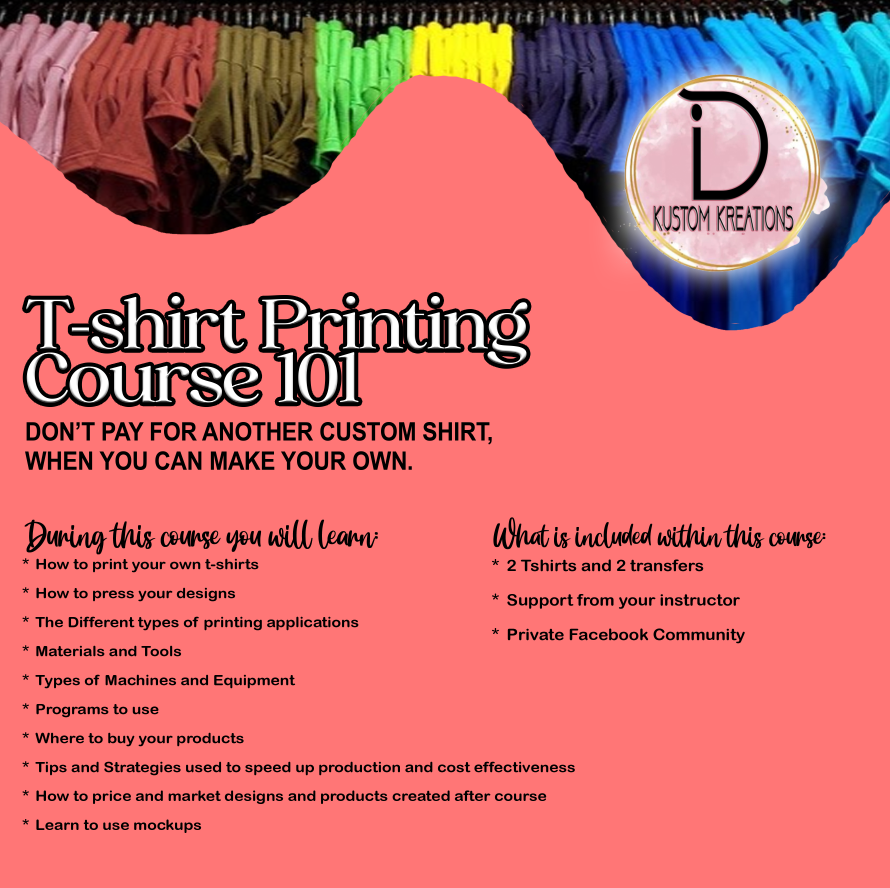 T-Shirt Printing Course