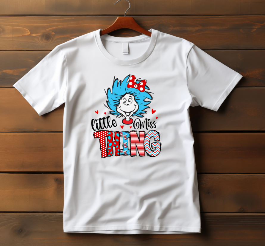 Suess Little Miss Thing DTF Transfer