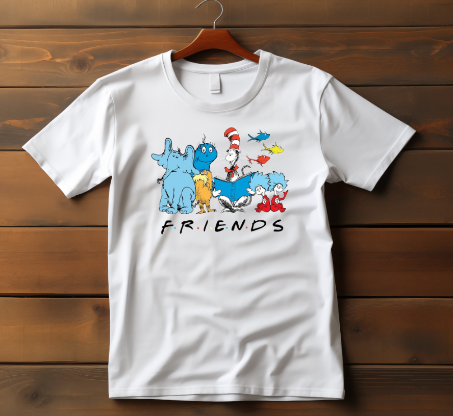 Suess Friends DTF Transfer