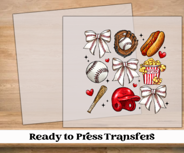 Baseball Game Day DTF Transfer