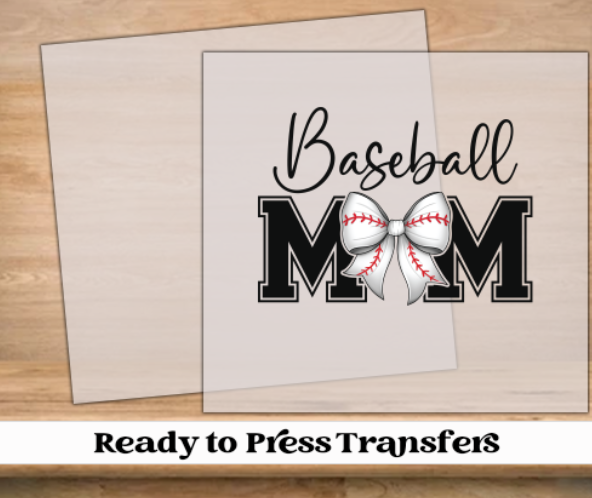 Baseball Mom Coquette DTF Transfer