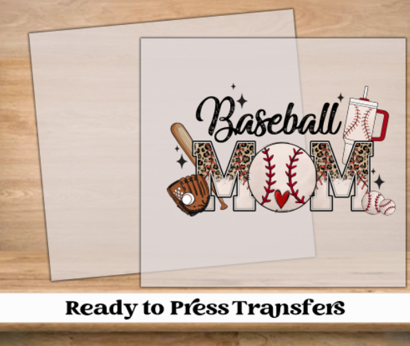 Baseball Mom DTF Transfer