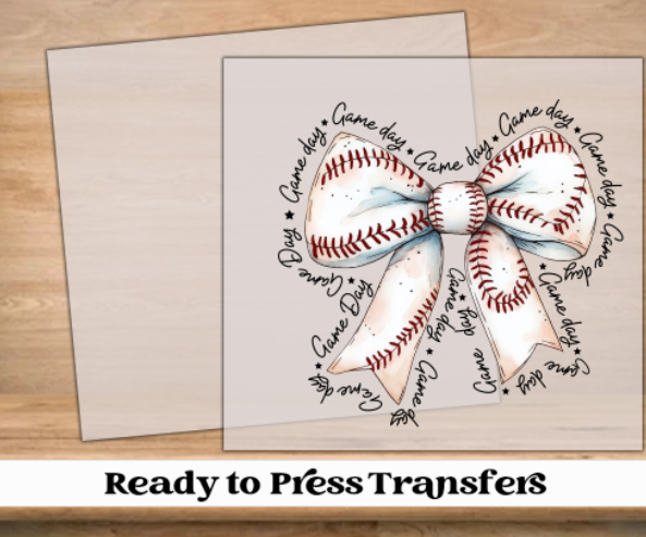 Baseball Coquette DTF Transfer