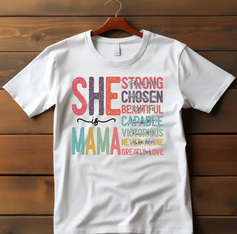 She Is Mama DTF Transfer