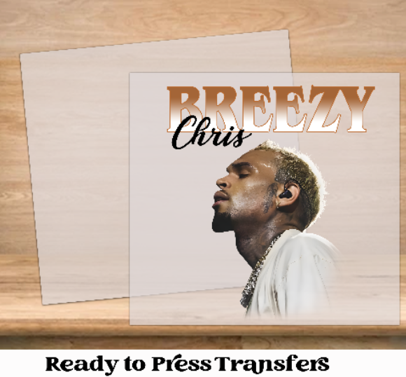 Breezy Chris DTF Transfer