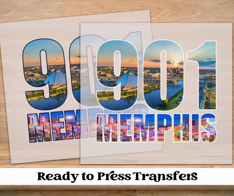 901 Memphis DTF Transfer