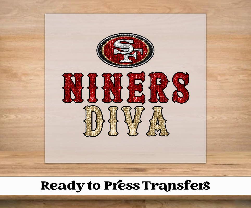Bling Women Football DTF Transfer