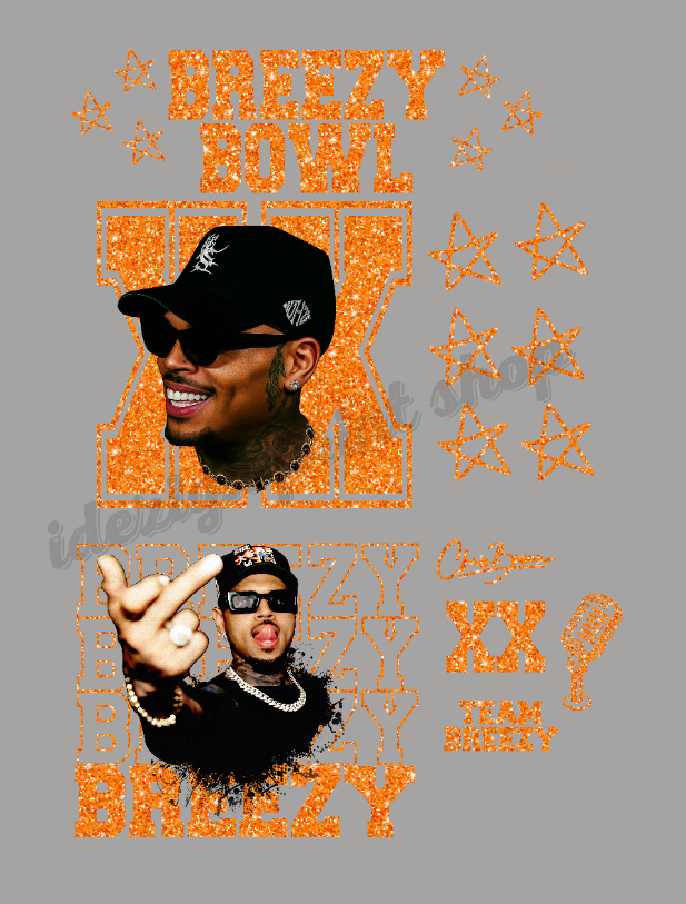 Breezy Bling Faux Glitter DTF Transfer Sheet