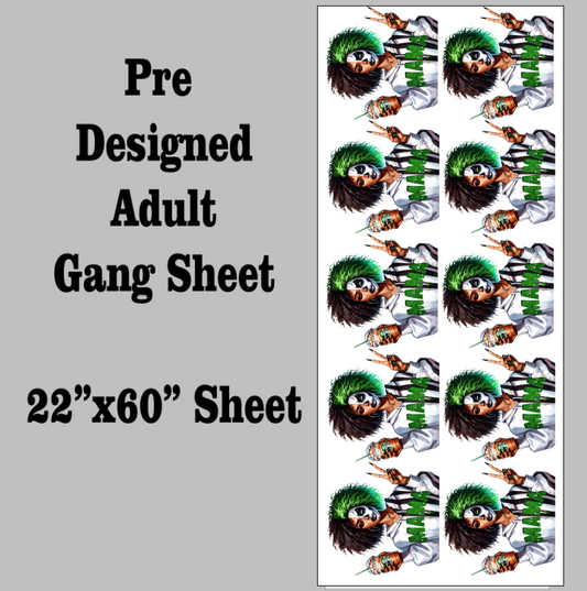 Beetle Mama Horror Halloween DTF Gang Sheet