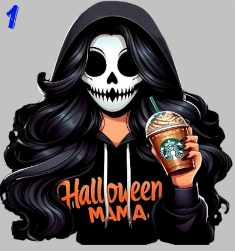 Horror Mama DTF Transfer