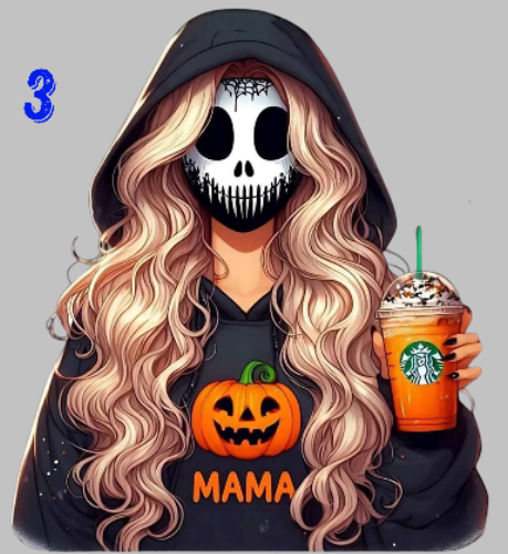 Horror Mama DTF Transfer