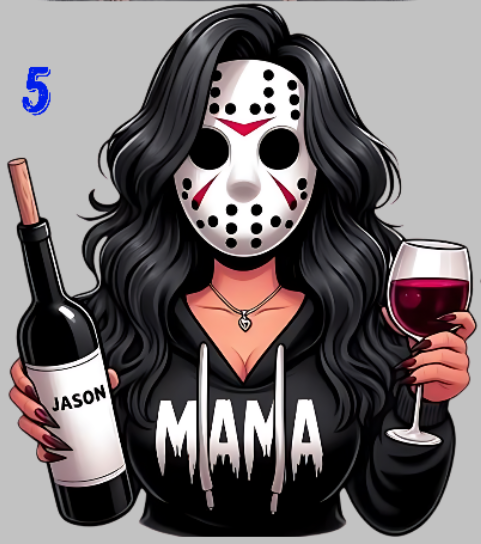 Horror Mama DTF Transfer