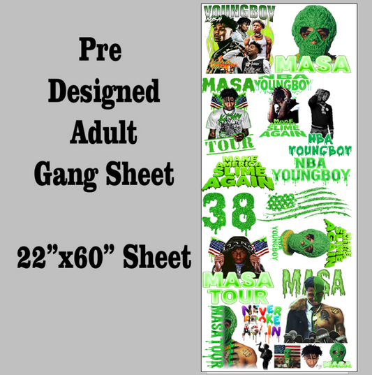 MASA NBA DTF Gang Sheet