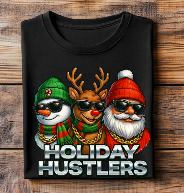 Holiday Hustle Christmas DTF Transfer