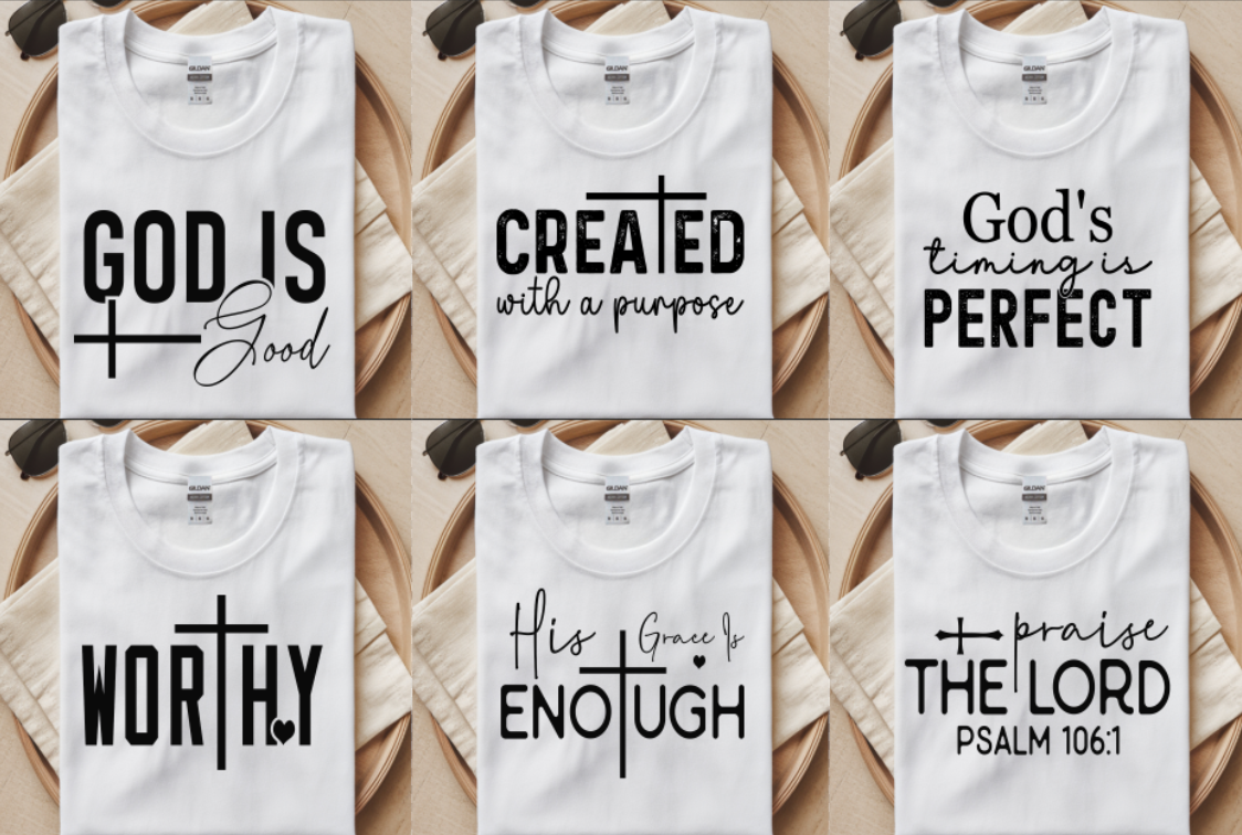 Christian Faith DTF Transfer Bundle