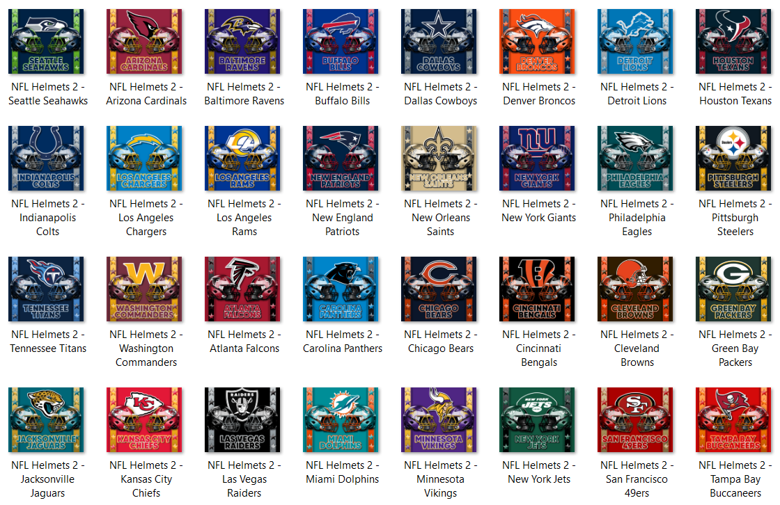 PRE-MADE Adhesive Football Helmet TV Tray Sticker - 20x16