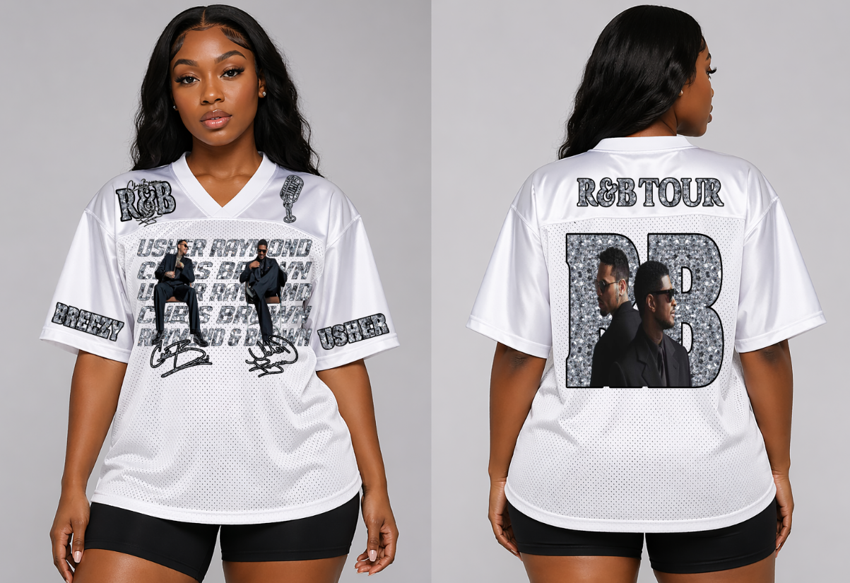 Faux Diamond R & B Tour DTF Transfer Sheet (Make My Own Jersey)