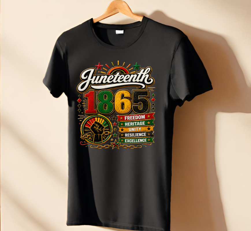 Juneteenth 1865 Faux TShirt