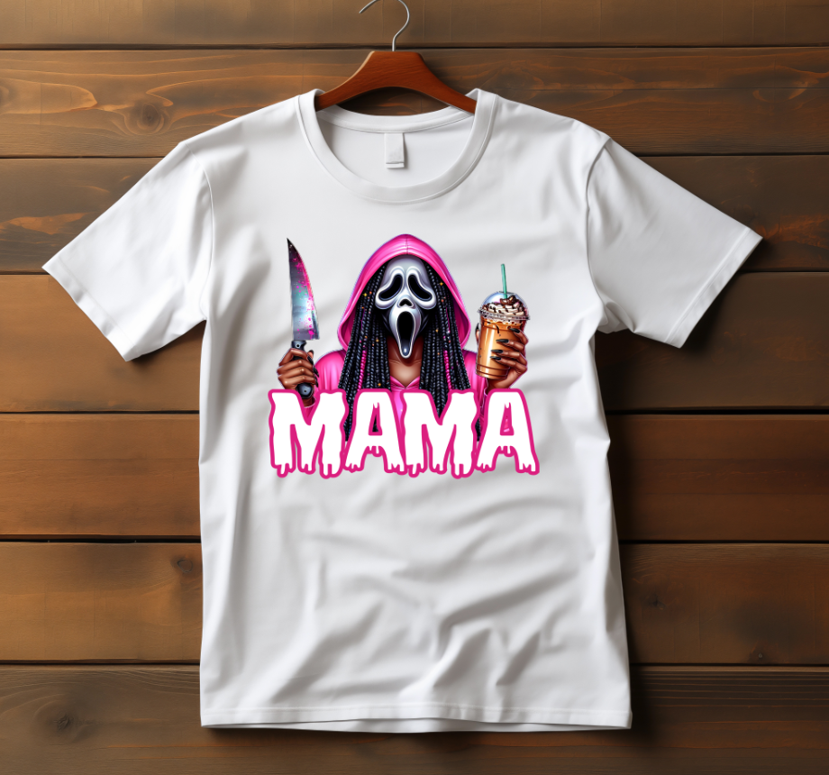 Melanin Horror Mama DTF Transfer