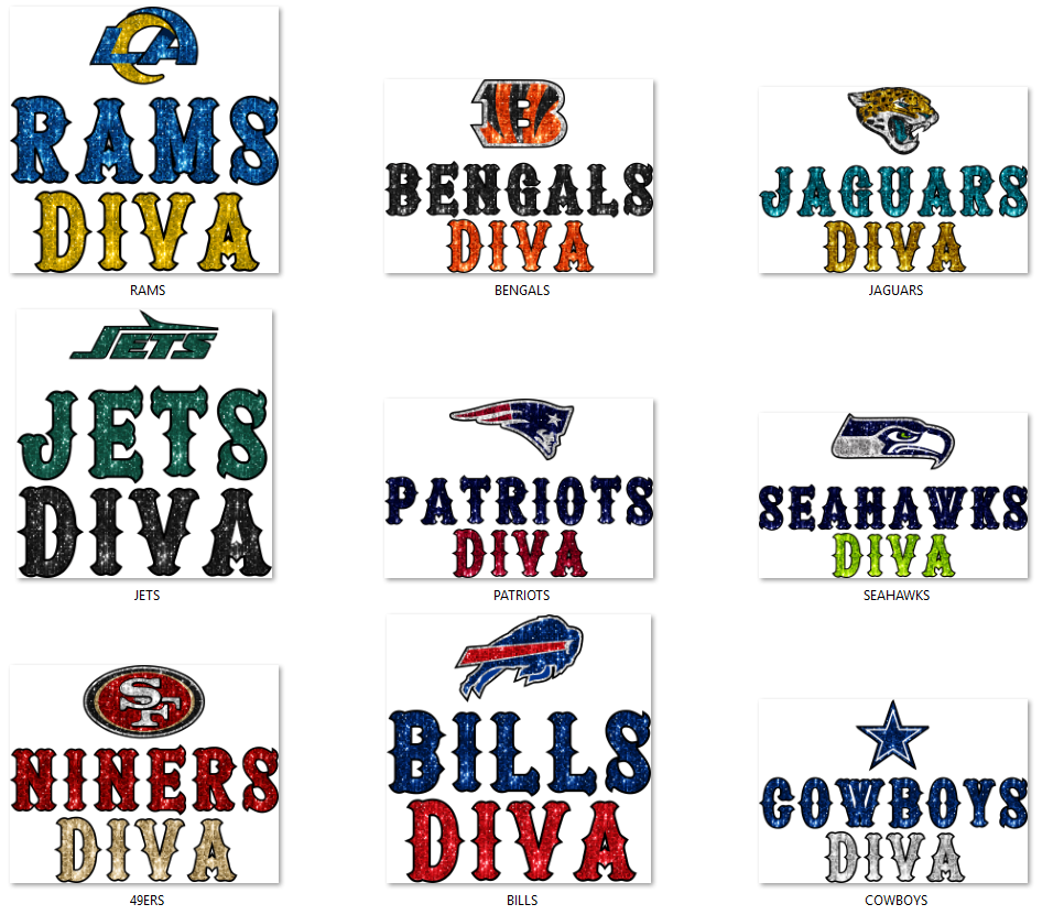 Bling Women Football DTF Transfer