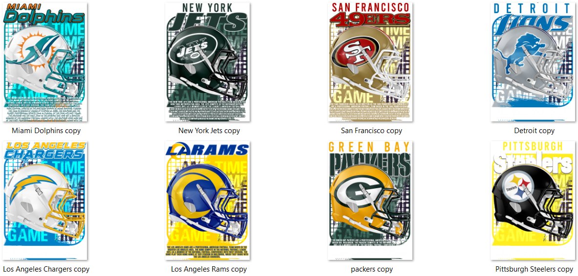 NFL Football DTF Transfer
