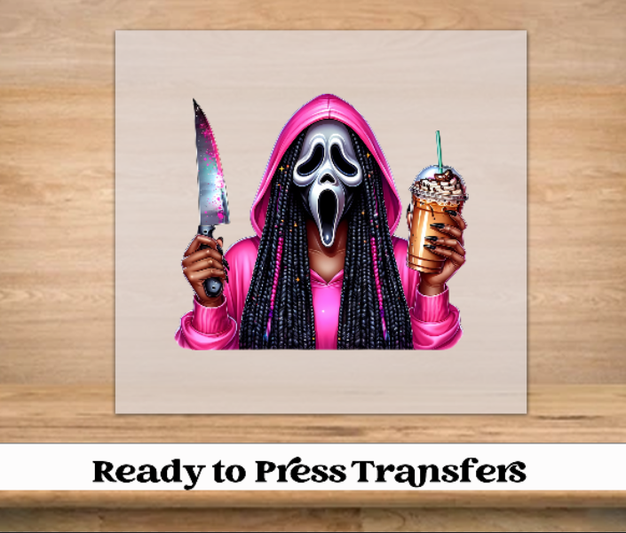 Melanin Horror Halloween DTF Transfer