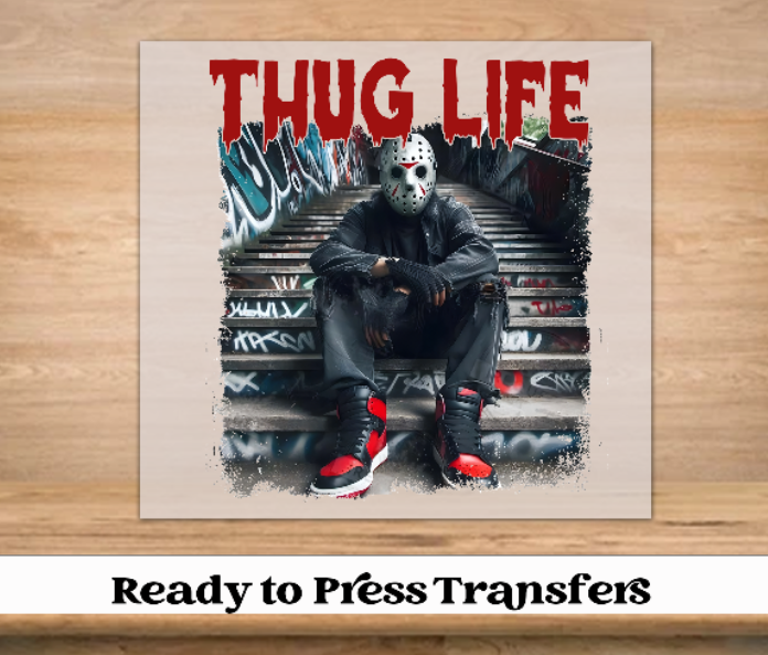 Thug Life Friends Halloween DTF Transfer