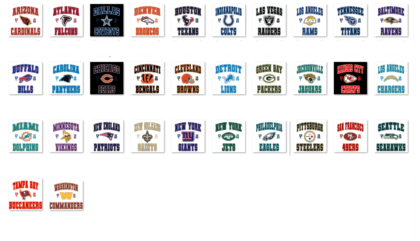 Football Themed Foldable Tray Table | All Teams Available