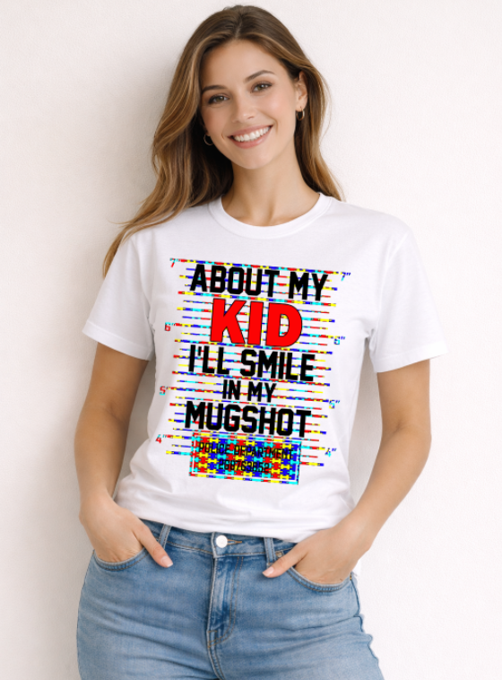 About My Child Autism Theme DTF Transfer