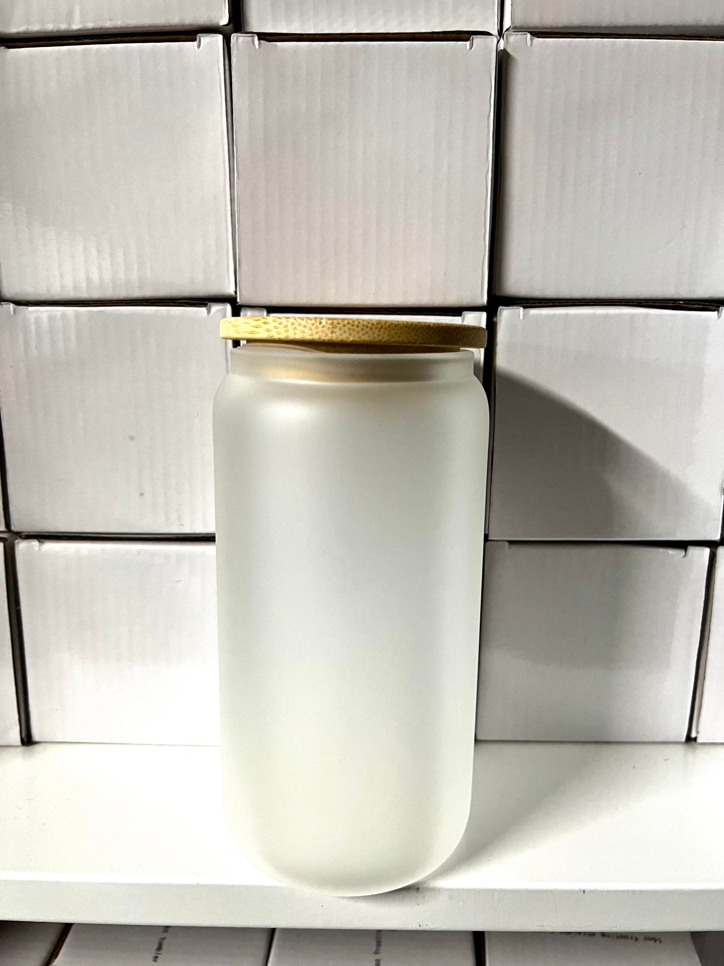 Sublimation 16oz Frosted Glass Can | Beer Can Glass