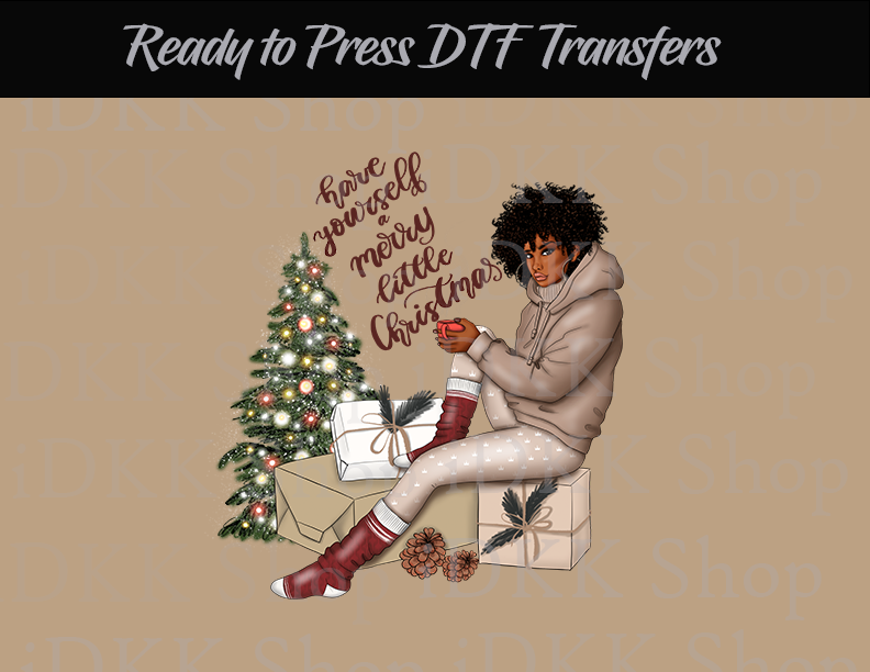 Sublimation or DTF Transfer, Have A Merry Little Christmas Ready to Press Transfers