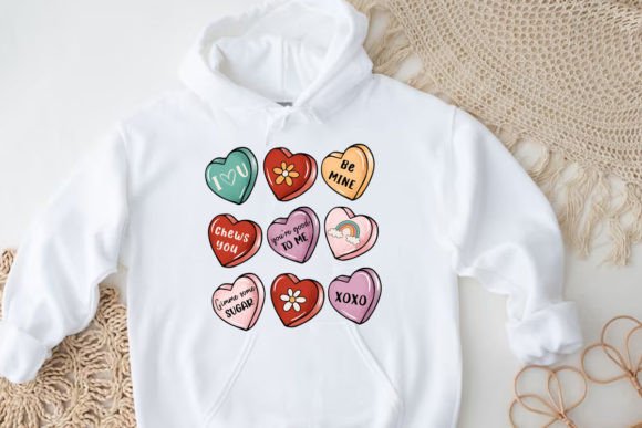 Valentines Candy Hearts | DTF Transfer