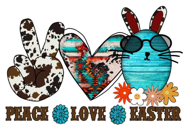 Peace Love Easter | DTF Transfer