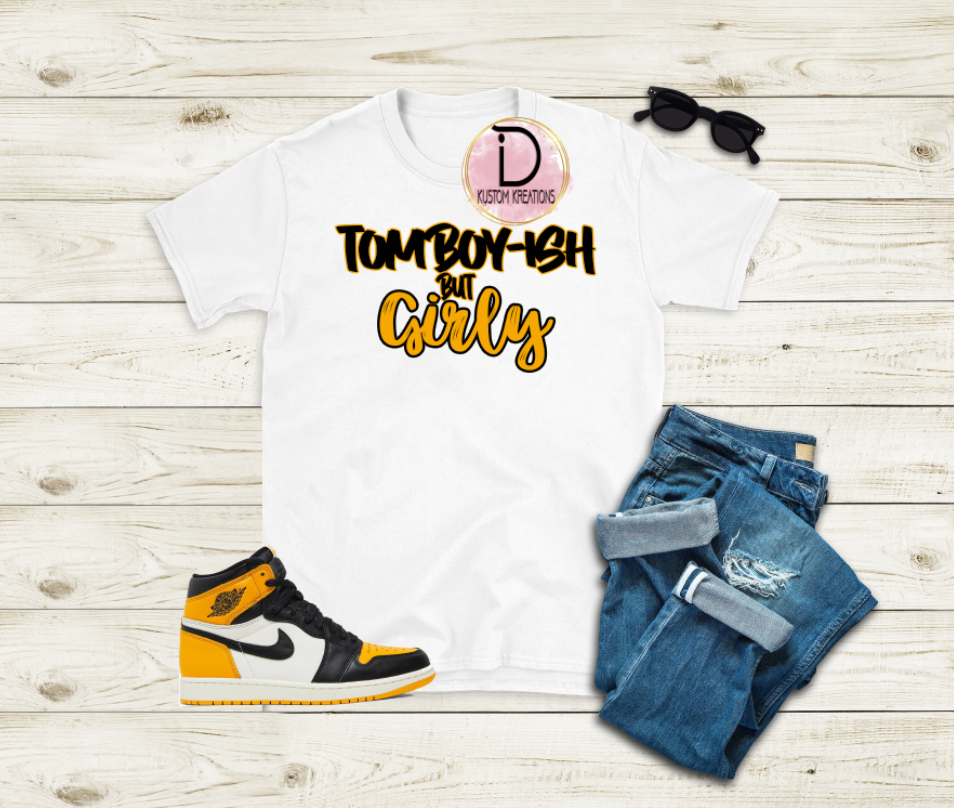 Tomboy-ish But Girly Tee