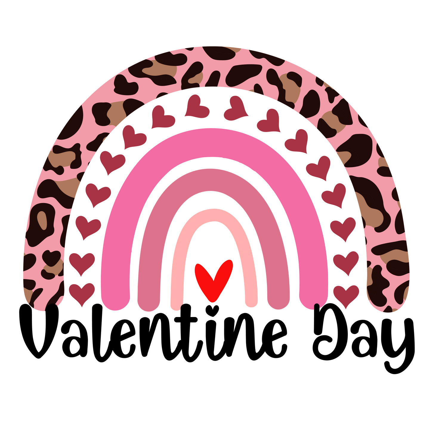 Valentines Day Rainbow | DTF Transfer