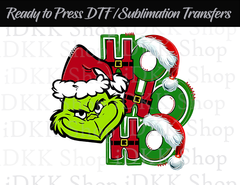 HoHoHo Christmas Ready to Press Transfers