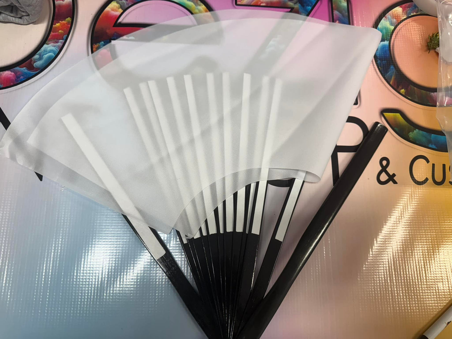 Sublimation Ready Bamboo CLACK FANS (Pre-Order)