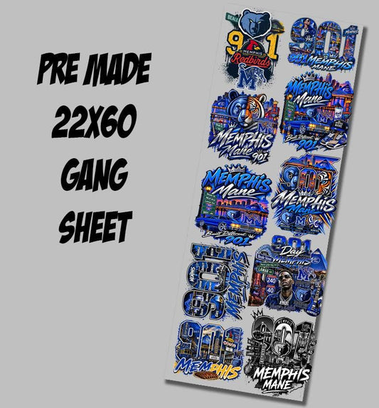 Memphis 901 DTF Gang Sheet