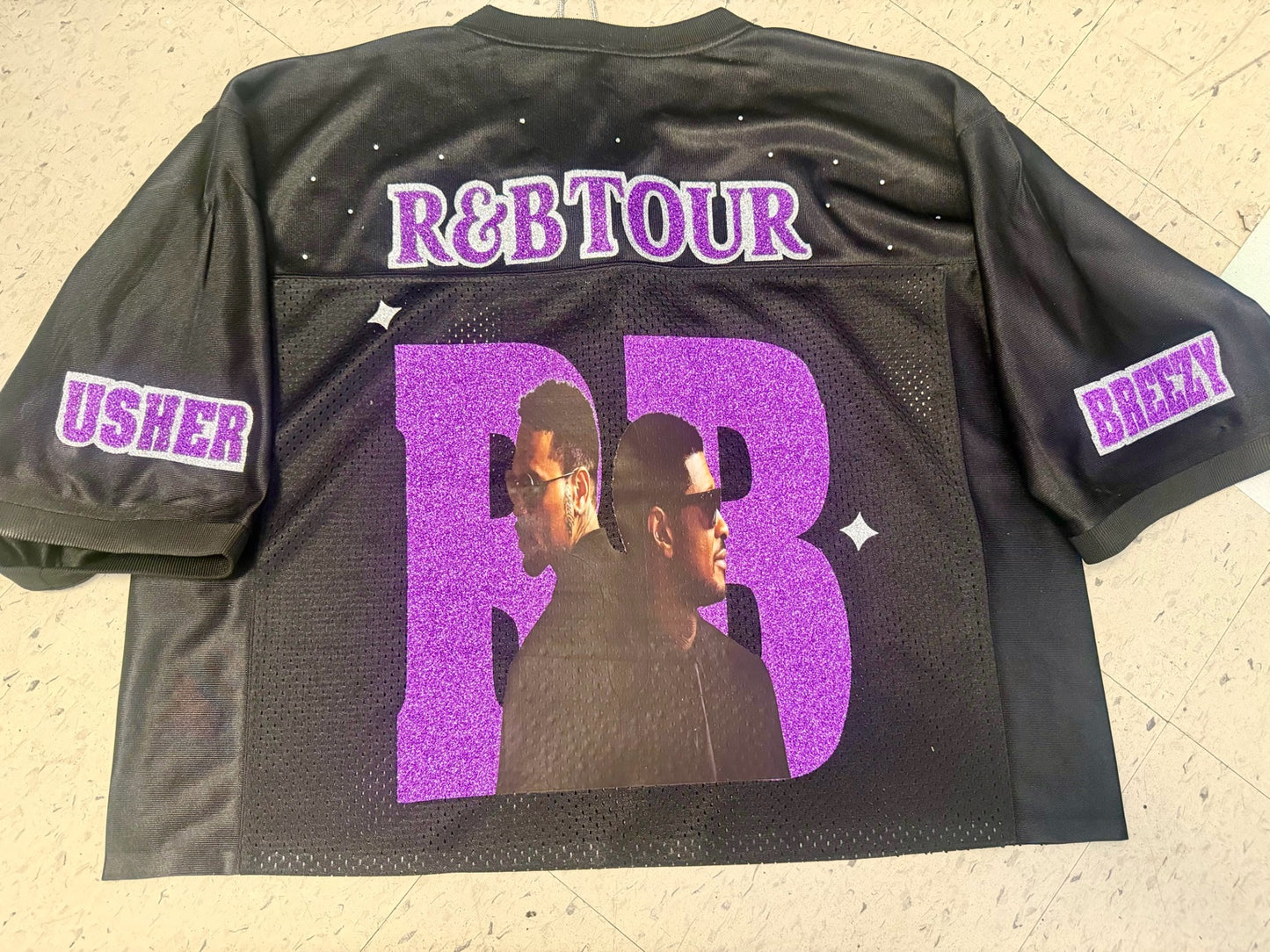 R & B Concert Custom Bling Jersey