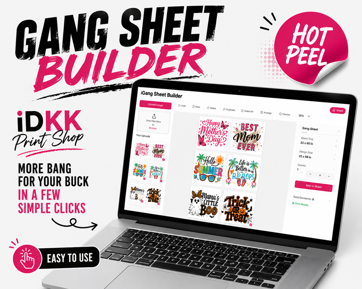 DTF Gang Sheet - Builder