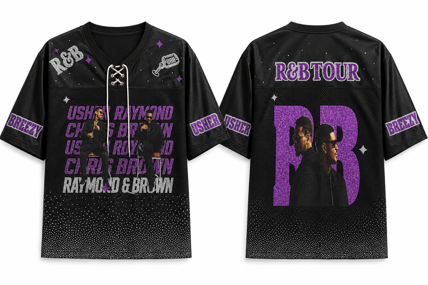 R & B Concert Custom Bling Jersey